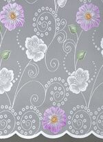 Kleinfenster-Vorhang mit Stangendurchzug FLIEDER