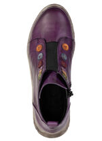 Gemini, trendige Damen-Stiefeletten, Winterschuhe, Weite G, mit herausnehmbarem Fussbett LILA