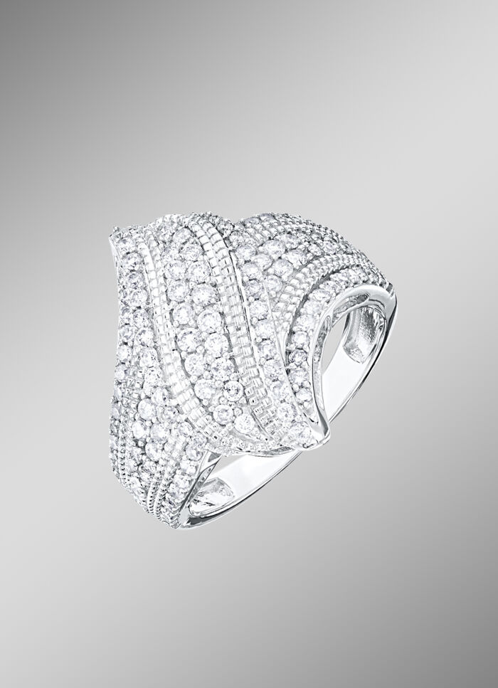 Damenring mit 72 Diamanten und 46 Brillanten 