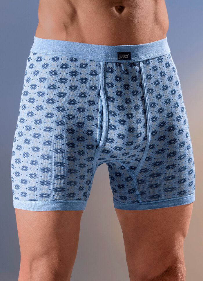 Viererpack Unterhosen, allover dessiniert 