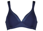  Naturana BH mit Satinblende am Décolleté MARINE