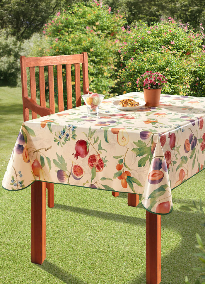 Wachstuch-Tischdecke für innen und aussen MULTICOLOR