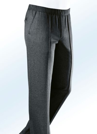 Schlupfhose von «Klaus Modelle» mit Gummibund rundum in 5 Farben 