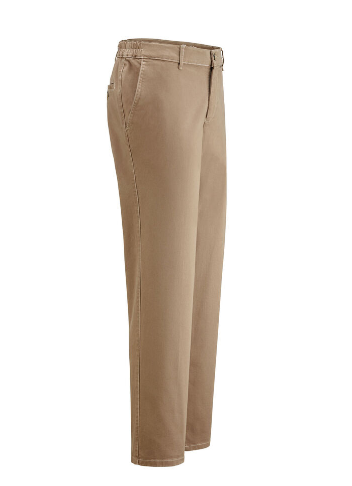 «Francesco Botti»-Hose in 3 Farben CAMEL