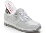 ELENA EDEN Sneaker mit herausnehmbarem Fussbett EISGRAU