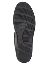 ELENA EDEN, bequeme Damen-Slipper, Weite H, mit herausnehmbarem Fussbett SCHWARZ