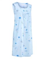 Zweierpack Nachthemden mit breiten Tr&auml;gern und Knopfleiste 