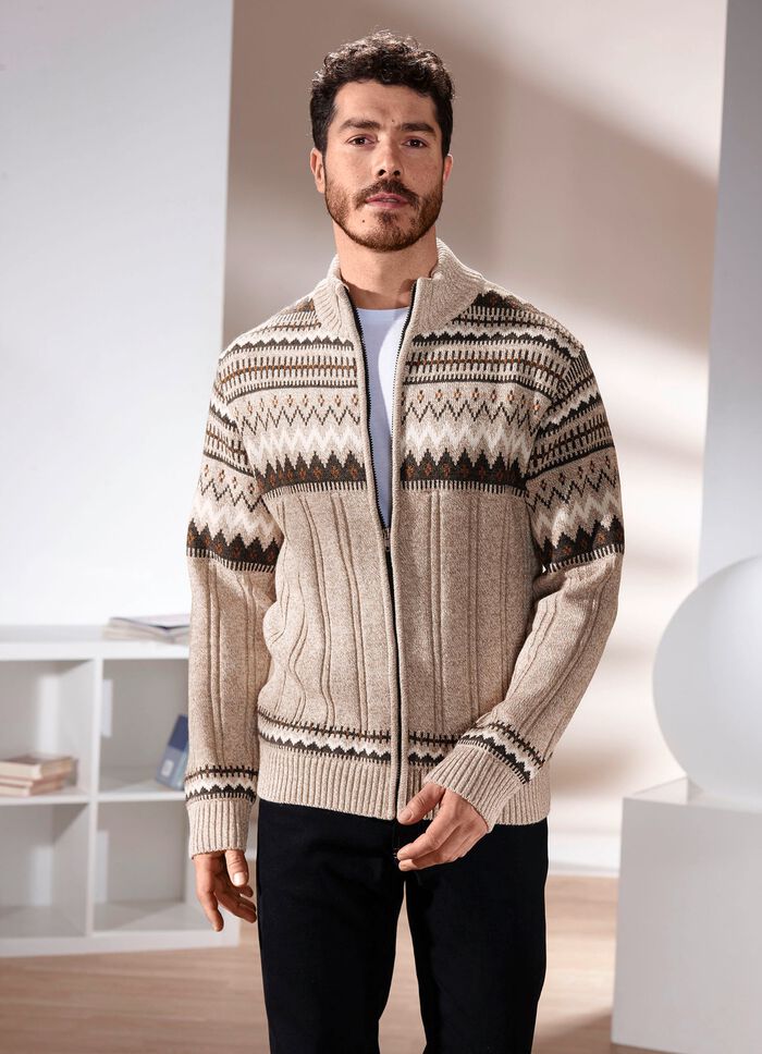 Jacke mit durchgehendem Reissverschluss 