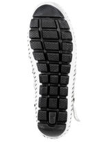 Gemini, sommerliche Damen-Boots, Weite G, mit herausnehmbarem Fussbett WEISS-SCHWARZ
