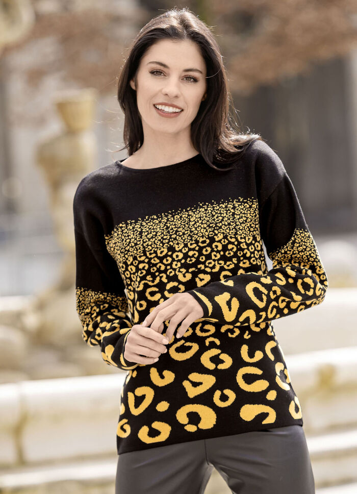 Pullover in Jacquard-Dessin 