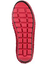 Gemini, bequeme Damen-Slipper, Weite G, mit herausnehmbarem Fussbett SCHWARZ-ROT