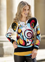Pullover in weichem Feinstrick 