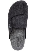 Klassische Herren-Hausschuhe, mit anatomisch geformtem Fussbett ANTHRAZIT