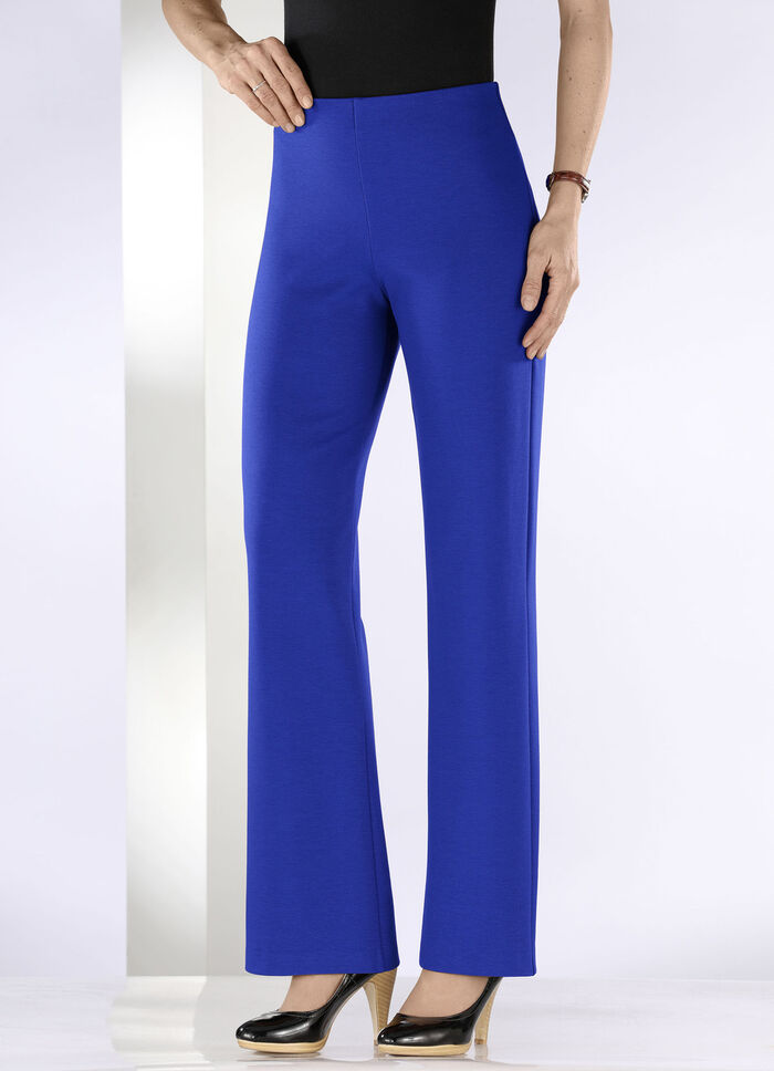 Jerseyhose mit ausgestellter Fu&szlig;weite ROYALBLAU