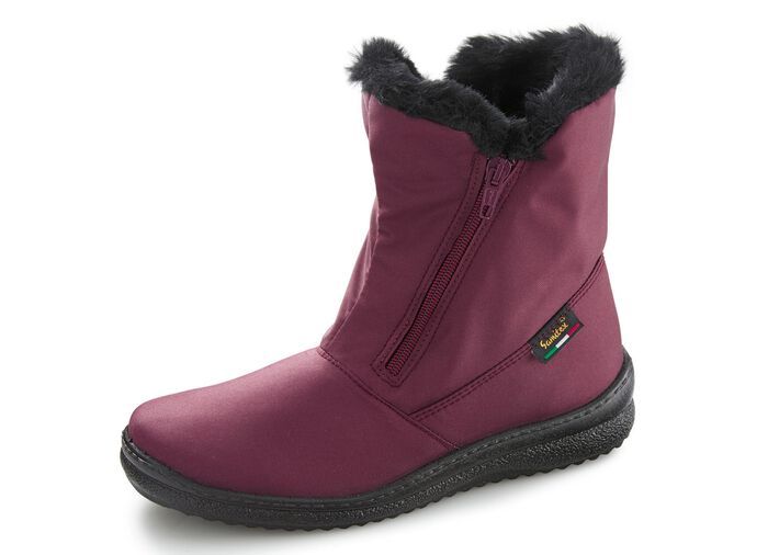 ELENA EDEN, atmungsaktive Damen-Stiefeletten, Winterschuhe, Weite G, mit Reissverschluss 