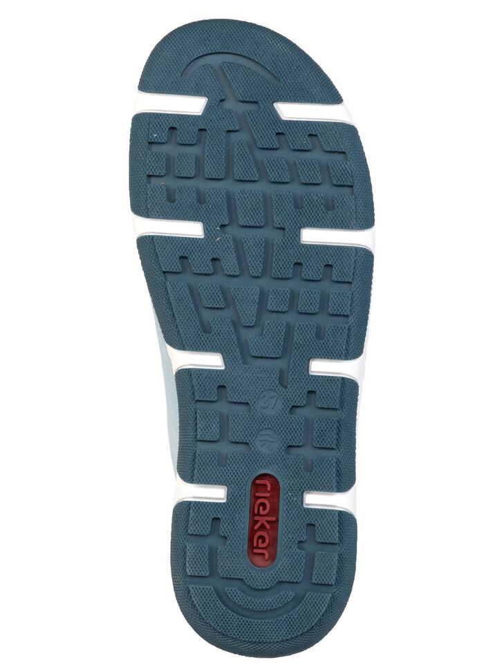 Rieker, bequeme Damen-Sneaker, Weite H, mit herausnehmbarem Fussbett 