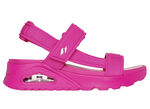 SKECHERS Sandale aus dehnbarem Textilmaterial PINK