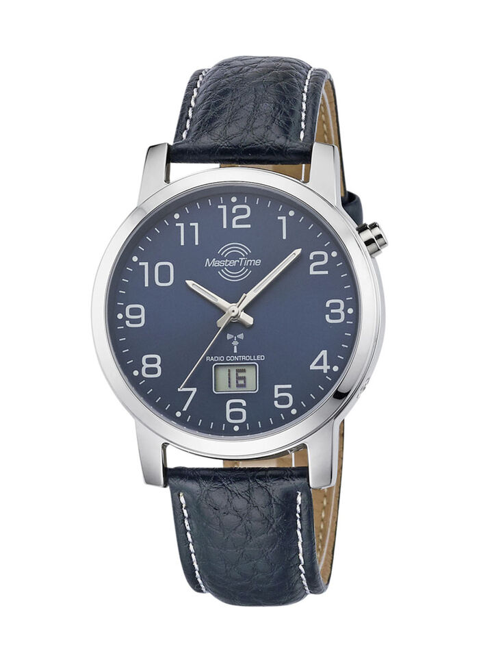 Schöne Herren-Lederarmbanduhr 