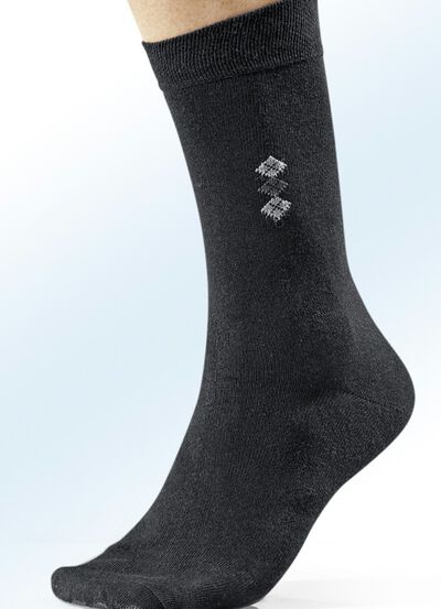 Achterpack Socken mit flachgenähter Spitze 
