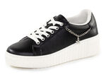 ELENA EDEN, stylische Damen-Sneaker, Weite G, herausnehmbares Fussbett SCHWARZ