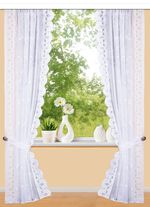 H&uuml;bsche Raffvorhang-Garnitur mit Automatikfaltenband 