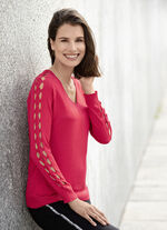 Pullover in sehr weicher Qualität KIRSCHROT