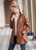 Lederkurzmantel von &laquo;Cabrini&raquo; 