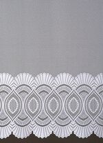 Blumenfenster-Vorhang mit Universalschienenband 