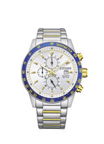 Citizen-Quartz-Herrenchronograph in Bicolor 