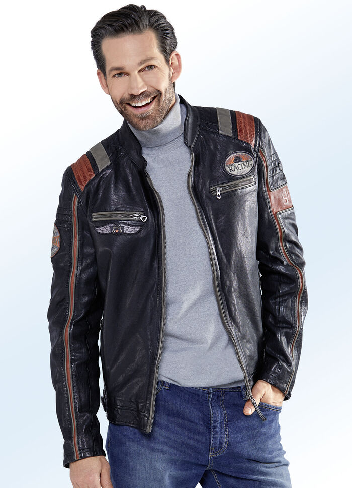 Lederkurzjacke von &laquo;Gipsy&raquo; 