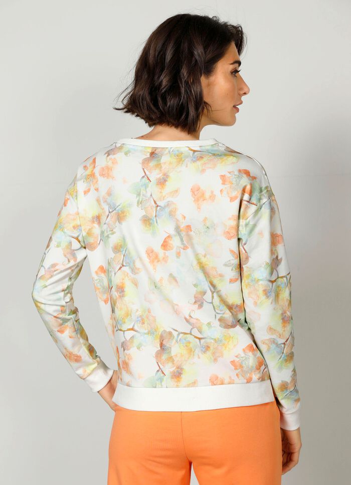 Sweatshirt mit Rundhalsausschnitt 