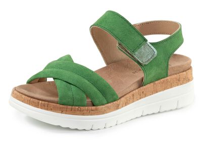 ELENA EDEN, bequeme Damen-Sandalen, Weite H, mit herausnehmbarem Fussbett 