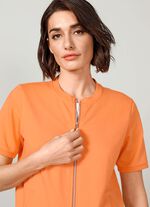 Sweatjacke mit Rippenb&uuml;ndchen 