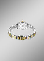 Rotary Quartz-Damenuhr mit Edelstahlbandgehäuse 