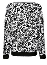 Pullover mit Kontrastabschl&uuml;ssen 