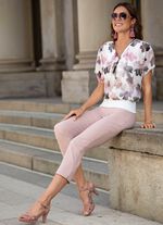 Poncho-Tunika mit Schmuckanh&auml;nger 