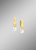 Klappcreolen mit S&uuml;sswasser-Zuchtperlen 