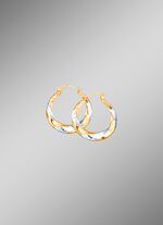 Diamantierte Creolen 