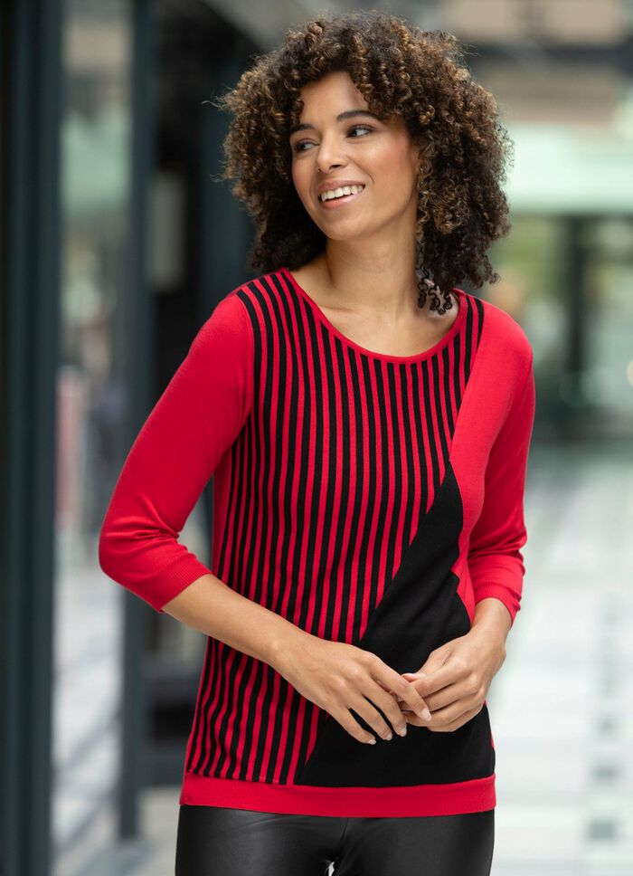 Pullover in weich fliessendem Feinstrick 