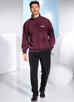 Freizeitset mit kurzem Reissverschluss BORDEAUX-SCHWARZ