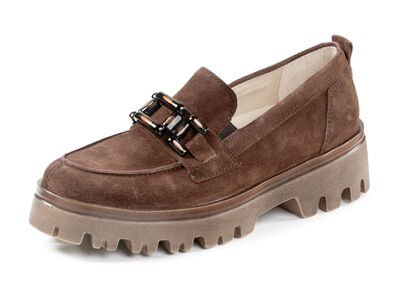 Waldläufer Loafer aus Veloursleder 