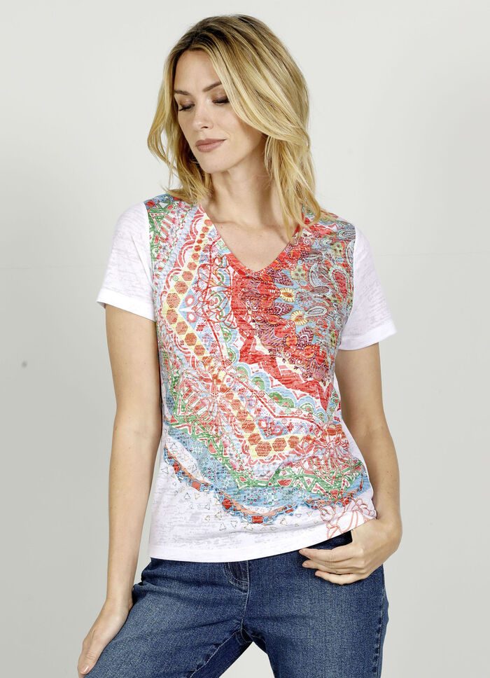 Shirt in Ausbrenner-Qualität 