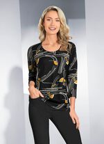 Shirt mit 3/4-langen &Auml;rmeln 