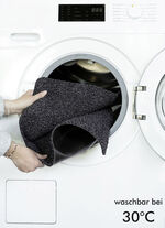 Waschbare Schmutzfangmatte für innen und aussen ANTHRAZIT