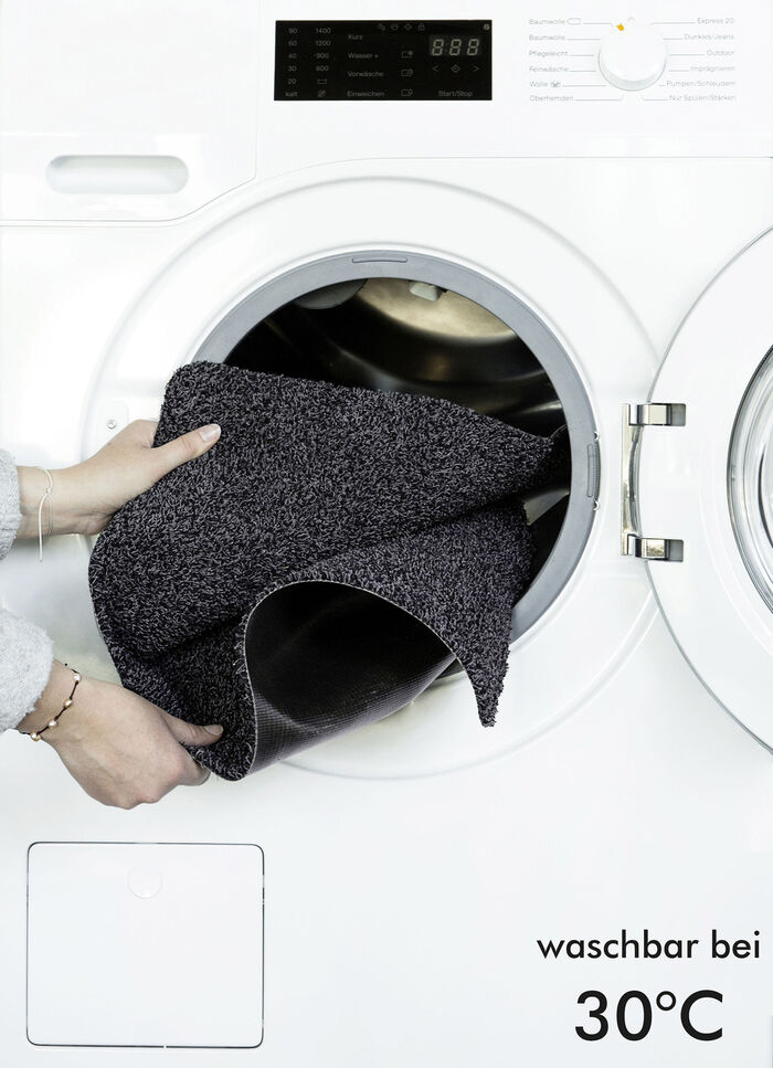 Waschbare Schmutzfangmatte für innen und aussen ANTHRAZIT