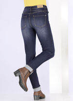 Jeans mit Push-up-Effekt DUNKELBLAU