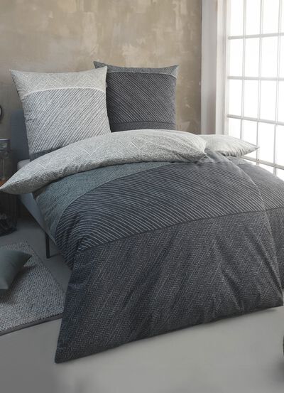 Kuschelweiche Bettw&auml;sche-Garnitur aus Baumwolle 