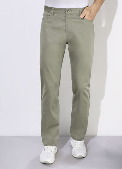 Sommerliche Hose von «Suprax» mit Dehnbund in 3 Farben 