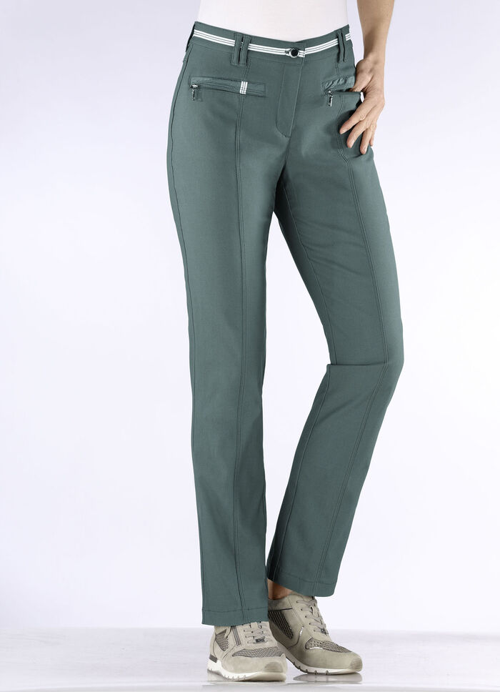 Hose mit sportivem Chic SALBEI