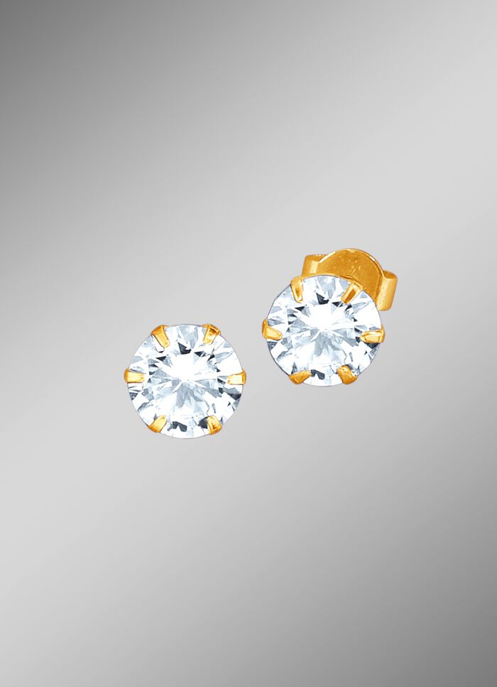 Ohrstecker mit Zirkonia 